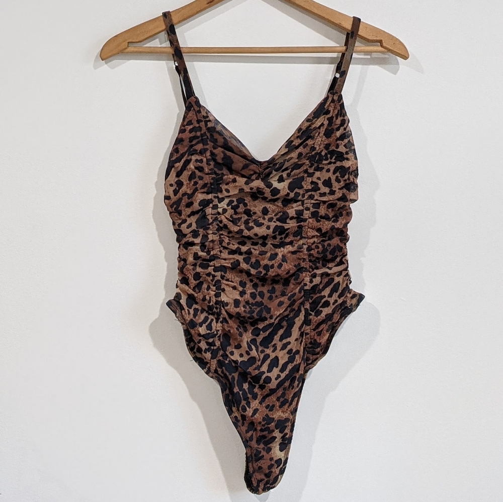 urban outfitters leopard print bodysuit